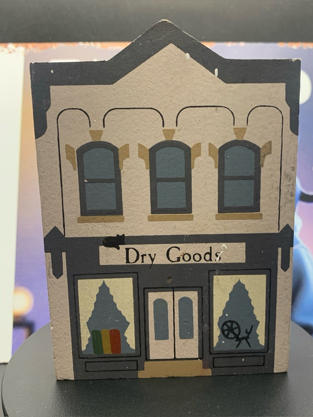 Vintage Cat's Meow Wood 1986 Dry Goods Store